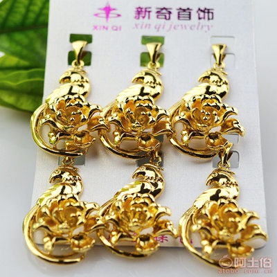 【新奇2015廠家直銷鳳凰吊墜百搭時尚真金保色吊墜】義烏市尼萱電子商務商行 - 產品庫